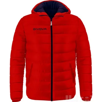 Zimní bunda GIVOVA OLANDA, barva 1204 červená - tmavě modrá, velikost 4XL