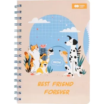 Blok Spirálový blok A5 s okénkem CAT and DOG