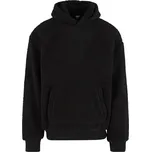 Oversized Teddy Hoody - black XL