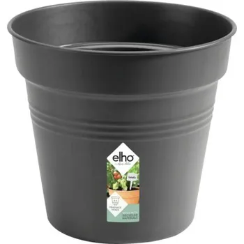 Květináč Květináč plastový elho Green Basics Ø 27 x 25 cm černý