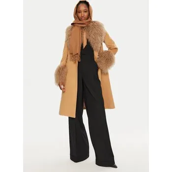 Dámský kabát YES LONDON Zimní kabát CD1202/MON/COL Hnědá Regular Fit 48
