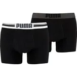 Puma Placed Logo 906519 03 Boxer 2 Pack černé