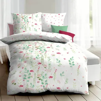 Povlečení Kaeppel | Povlečení Eucalyptus rubín 140x200, 70x90 - bavlna