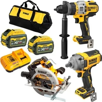 Sada nářadí DCK324T2 DeWALT XR AKU kombo sada DCD999 DCS573 DCF892 ; 2x 6,0Ah Li-Ion FLEXVOLT 54V