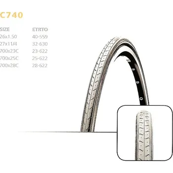 Plášť na kolo plášť CST 700x23,23-622 C-740 černý