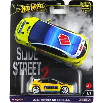 autíčko Hot Wheels Premium Slide Street 2 2023 Toyota GR Corolla