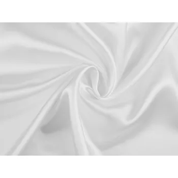 Satén dekorační METRÁŽ - 1 bílá