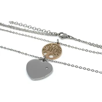 Náhrdelník Šperky Jan Kos Jan Kos jewellery Řetízek s přívěskem z oceli 12116443