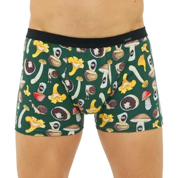 Pánské spodní prádlo Boxerky Cornette Tattoo 280/237 Fungi Barva: Zelená, Velikost: XL