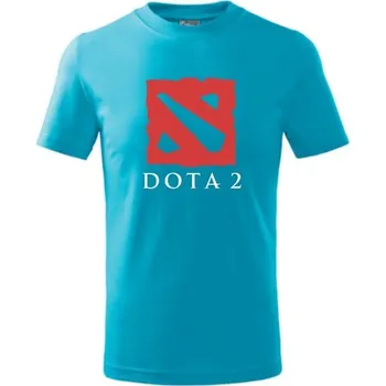 Pánské tričko Tričko s potiskem DOTA Velikost: XL, Barva: tyrkysová