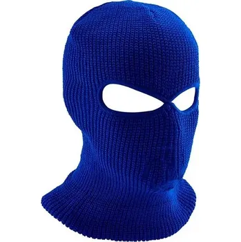 Kukla Zimní cyklistická maska | pletená kukla - Safírová