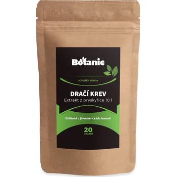 Přírodní produkt Botanic Dračí krev Extrakt z pryskyřice 10:1 20 g