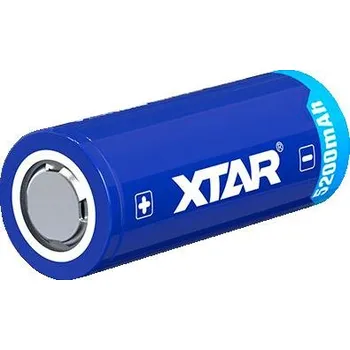 Článková baterie 26650 Li-Ion 3,7V Xtar 5200mAh Bluetooth BT baterie (1 ks) s ochranou
