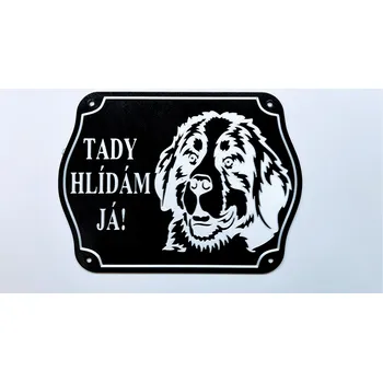 Domovní cedule Cedule na vrata - Bernský salašnický pes