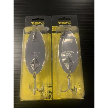 Umělá nástraha Black Cat Třpytka Battle Spoon -: 45g stříbrná