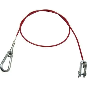 Příslušenství pro přívěs Pojistné lanko KNOTT 1700 mm s vidlicí