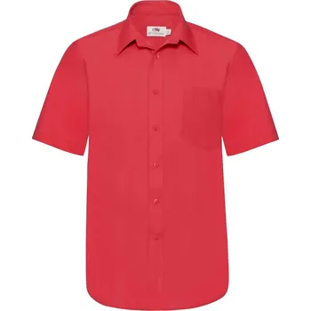 Cizojazyčná kniha Men's shirt Poplin 651160 55/45 115g/120g Fruit of the Loom fuchsiová 2467462