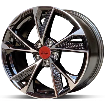 Alu kolo Alu disk MAM RS6 BFP 7x16 5x120 ET35 černý leštěný