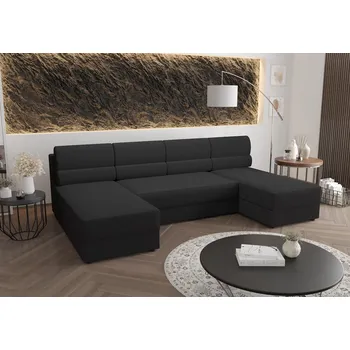 Sedací souprava Sedací souprava do U OPHELIA - tmavě šedá