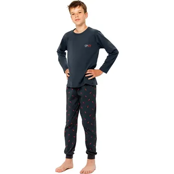 Pánské oblečení Taro Eric 3316 pyžamo délka/r 146-158 tmavě modrá 152