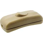 Vypínač BD mezišňůrový Zlatý