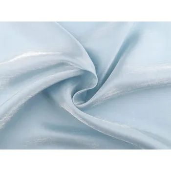 Šatovka se šanžánovým efektem BA + PES METRÁŽ - 7 (7) modrá ledová