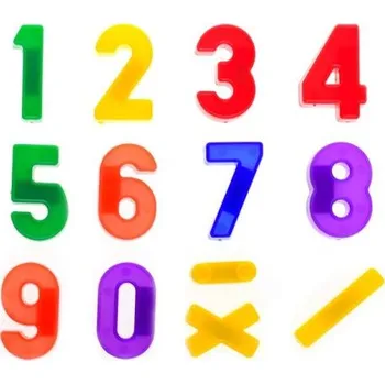 Dekorativní magnet Magnety číslice 48ks