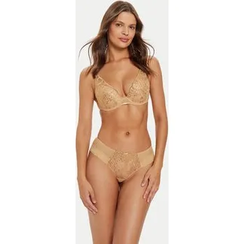 Kalhotky Chantelle Brazilské kalhotky Fleurs Signature C12Q40 Béžová 44