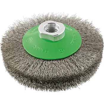 Kuželový kartáč nerez m14 vlnitý 100x0,2mm format