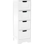 4-šuplíková komoda ATENE TYP 7 - bílá - SLEVA 3% s kodem radost25