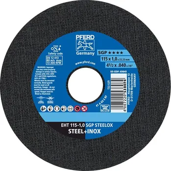 Řezný kotouč Dělicí kotouč, rovný a60ssg-inox 115x1mm pferd 61330421