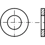 Podložka plochá pro šrouby dle čsn 1702 p26 pevnost 8.8 ( 200HV ) bez povrchu