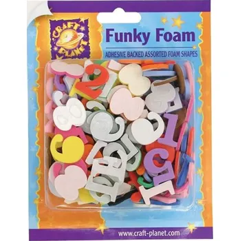 Výtvarná sada DOCRAFTS samolepící výřezy z pěnovky - čísla