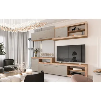 Obývací stěna Obývací sestava LAMIA barva gotland/graige tessie