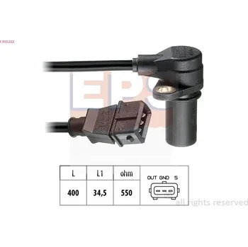 Motor automobilu Generátor impulsů, klikový hřídel EPS 1.953.222