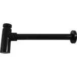 EBS Umyvadlový sifon kovový, černá matná SU682B