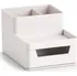 Zeller Untesil plastový organizér na psací stůl 11,2 x 15,5 x 9,5 cm bílý