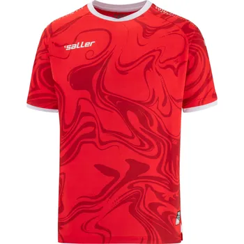 Saller WAVE Dres BARVA: 160 červená-bílá, Velikost: M Lehký sportovní dres s raglánovými rukávy