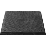 MIDAS Poklop B125 do 12,5t DN 1000x1000mm hranatý, kompozit h=70mm,OD1135x1135mm,uzam.4x šroub.