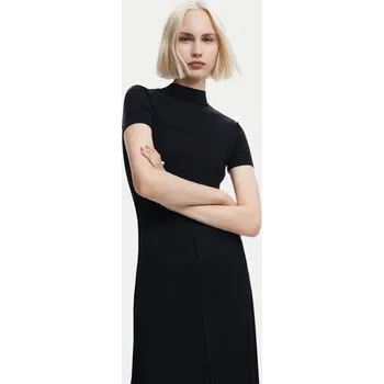 Dámské šaty Desigual Každodenní šaty Cincinnati 24WWVK67 Černá Slim Fit S