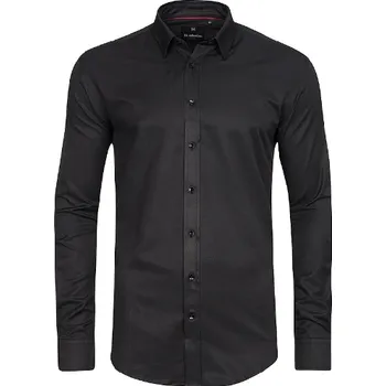 Pánská košile Černá pánská košile Di Selentino Salzburg Classic FIT Velikost: 47