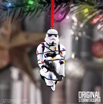 Seriál Vánoční ozdoba Star Wars - Stormtrooper ve vánočních světýlkách