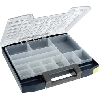 Sortimentový kufřík polycarbonat boxxser 80 8x8-20 modrý raaco 5733439134989