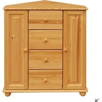 Komoda Komoda rohová 103 - masiv borovice Odstín: Borovice přírodní