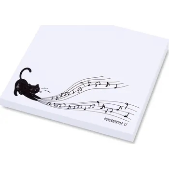 Samolepící bloček Lepící poznámkový bloček - Kočičí preludium