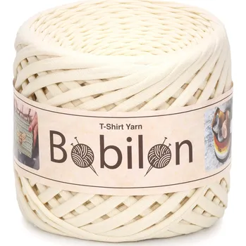 Příze špagáty Bobilon Micro 3 - 5 mm Vanilla