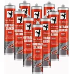 12x Neutrální silikon 280 ml šedá Den Braven