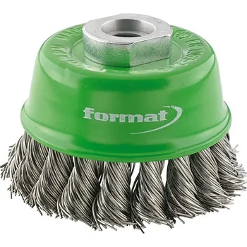 Hrncový kartáč nerez m14 splétaný 65x0,5mm format