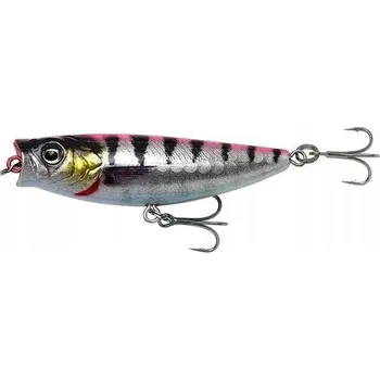 Umělá nástraha SAVAGE GEAR 3D MINNOW WOBLER POP WALKER 6,6CM 8G PLOVOUCÍ PINK BARRACUDA PHP