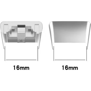 Příslušenství k chytrým hodinkám eses Konektor pro Honor Band 6,7 a Huawei Band 6, 6 Pro - Stříbrný, 2 kusy